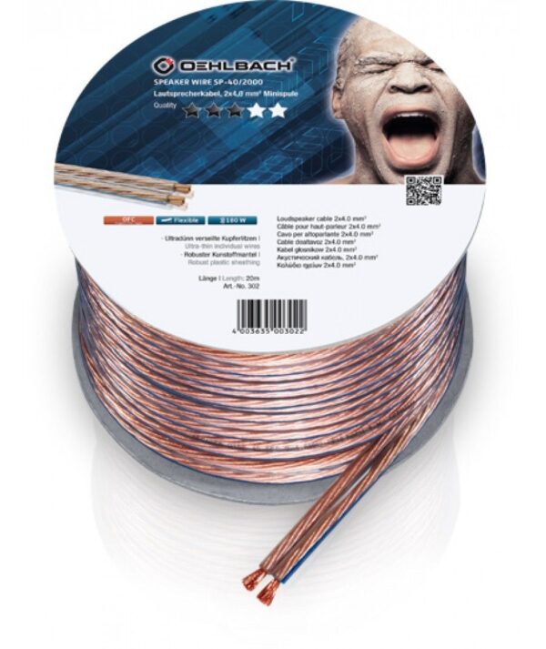 All in point Κολωνου 1 Περιστερι - Oehlbach Speaker Wire SP-40 Καλώδιο Ηχείων 2 x 4 mm² 20m (Τεμάχιο) D1C302