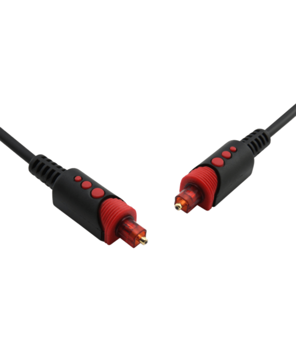 Oehlbach Red Opto Star Οπτικό Ψηφιακό Καλώδιο TOSLINK 1m Black (Τεμάχιο) - Image 2