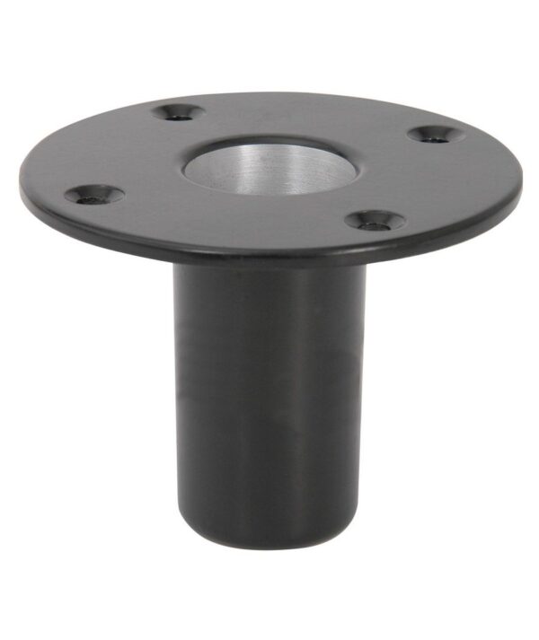 All in point Κολωνου 1 Περιστερι - Qtx STH01 Top Hat Fitting Αλουμινίου για Βάση Ηχείων (Τεμάχιο) STH01