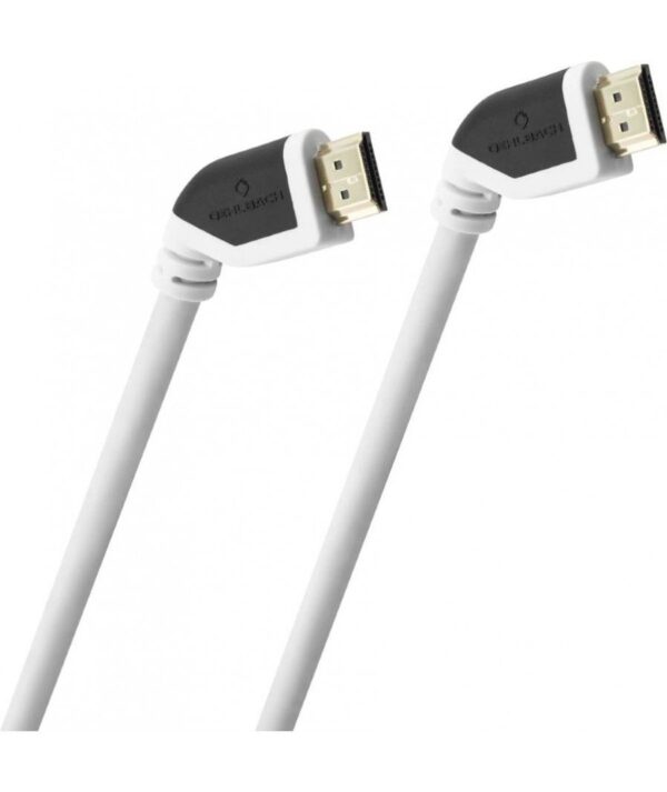 All in point Κολωνου 1 Περιστερι - Oehlbach Shape Magic 4K Καλώδιο HDMI® με Γωνιακά Βύσματα 40° 10m White (Τεμάχιο) D1C92577