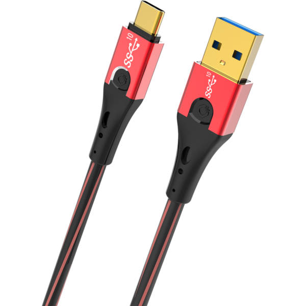 All in point Κολωνου 1 Περιστερι - Oehlbach USB Evolution C3 USB 3.2 Gen2 Cable Type A - Type C 50 cm Red D1C9440