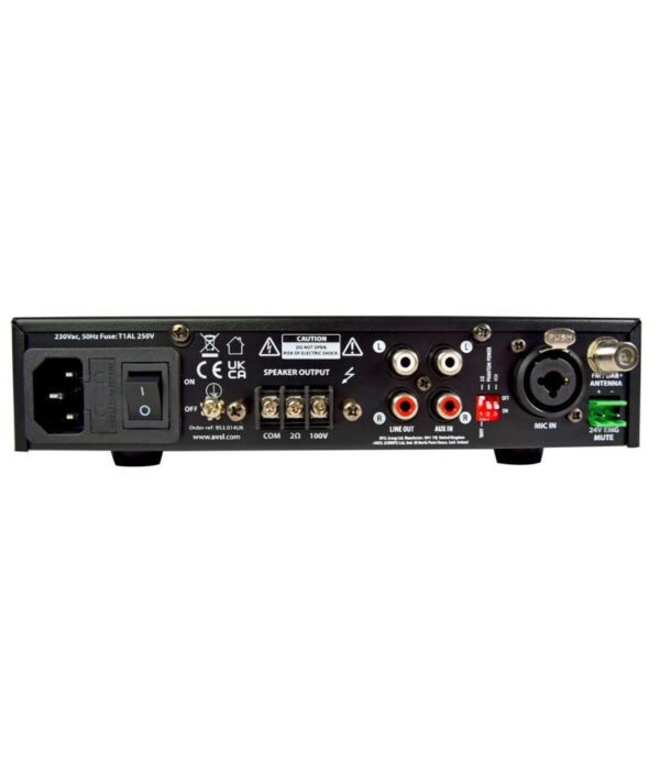 Adastra UX120 Μίκτης-Ενισχυτής 100V 120W RMS (Τεμάχιο) - Image 2
