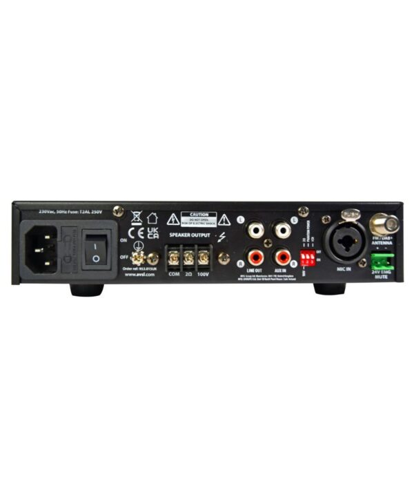 Adastra UX240 Μίκτης-Ενισχυτής 100V 240W RMS (Τεμάχιο) - Image 2