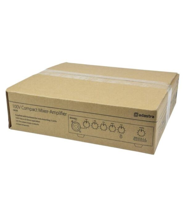 Adastra UA30 Mini Ενισχυτής Μίκτης 100V 30W RMS (Τεμάχιο) - Image 3