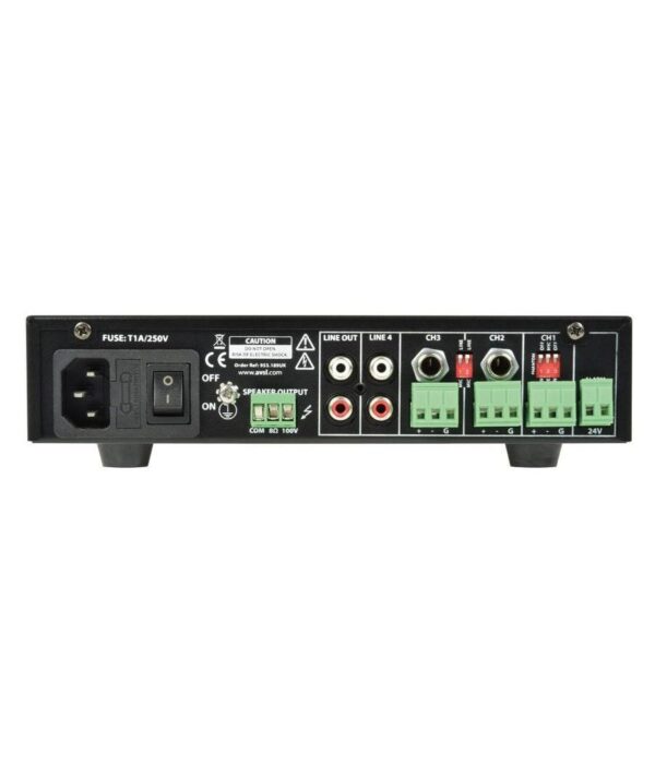 Adastra UA90 Mini Ενισχυτής Μίκτης 100V 90W RMS (Τεμάχιο) - Image 2