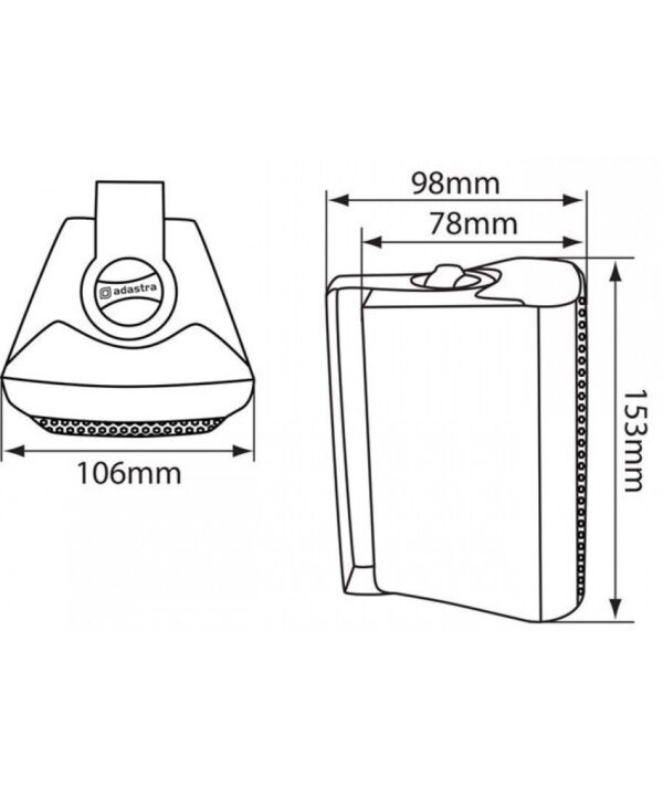Adastra BC4V Επιτοίχιο Ηχείο 4" 35W RMS Μαύρο (Τεμάχιο) - Image 3
