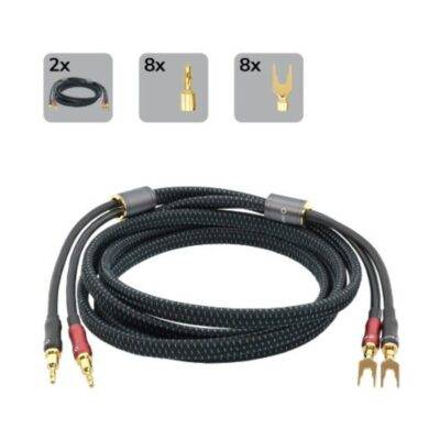 All in point Κολωνου 1 Περιστερι - Oehlbach TRANSFORM DUAL-PLUG Καλώδιο Ηχείων με Εναλλάξιμα Βύσματα 3m (Σετ) D1C10841