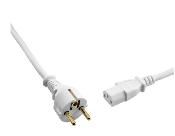 Oehlbach Powercord C13 Καλώδιο Τροφοδοσίας 1.5m White (Τεμάχιο) - Image 2