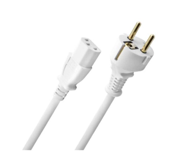 All in point Κολωνου 1 Περιστερι - Oehlbach Powercord C13 Καλώδιο Τροφοδοσίας 1.5m White (Τεμάχιο) D1C17043