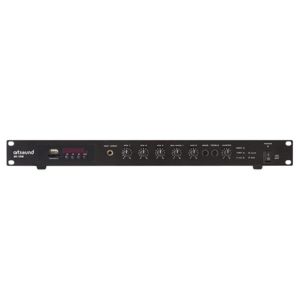 All in point Κολωνου 1 Περιστερι - ArtSound MX-120M Ενισχυτής - Μίκτης 1 Ζώνης με USB/Bluetooth/FM 120W (Τεμάχιο) MX-120M