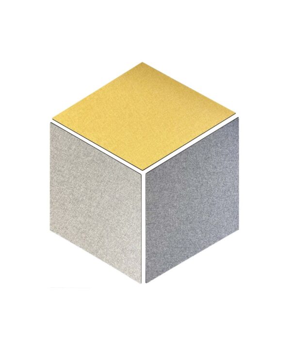 All in point Κολωνου 1 Περιστερι - Audiodesigner Walltone Rhombus Set Grey/Yellow Ηχοαπορροφητικά Διακοσμητικά Πάνελ από Τσόχα 3mm
