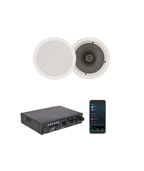 All in point Κολωνου 1 Περιστερι - Adastra 2*CC6V+A200 Ενισχυτής με 2 Ηχεία Οροφής 6