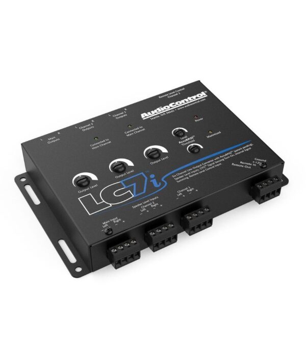 Audiocontrol LC7i 6 Channel Converter/AccuBASS BLACK - Image 2