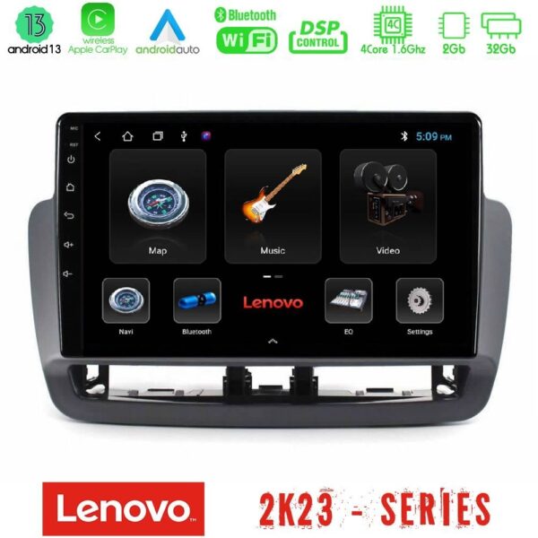 Lenovo Car Pad Seat Ibiza 2012-2015 4Core Android 13 2+32GB Navigation Multimedia Tablet 9"
