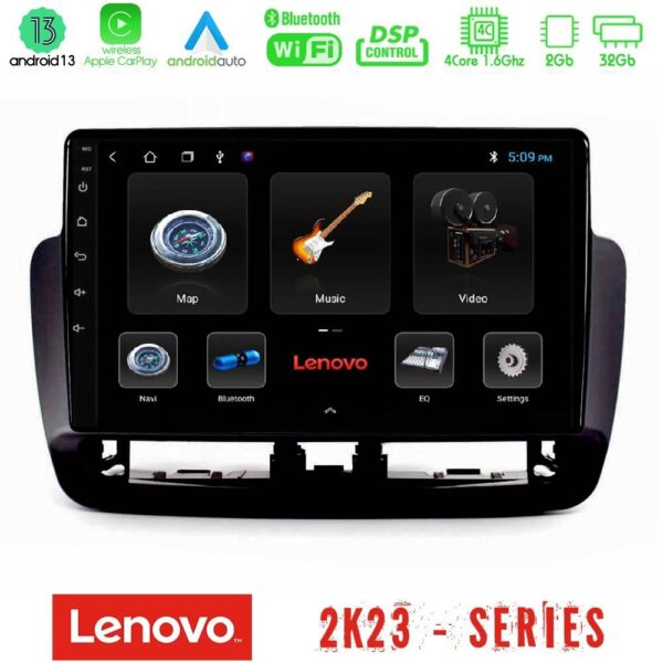 Lenovo Car Pad Seat Ibiza 2012-2015 4Core Android 13 2+32GB Navigation Multimedia Tablet 9" - Image 2