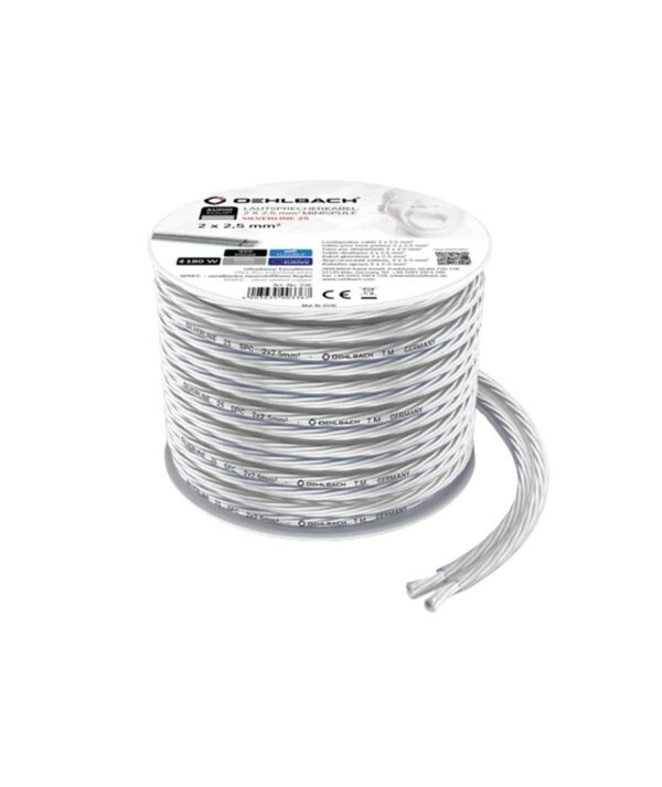 All in point Κολωνου 1 Περιστερι - Oehlbach Silverline SP-25 Επαργυρωμένο Καλώδιο Ηχείων 2 x 2.5 mm² 8m (Τεμάχιο) D1C337