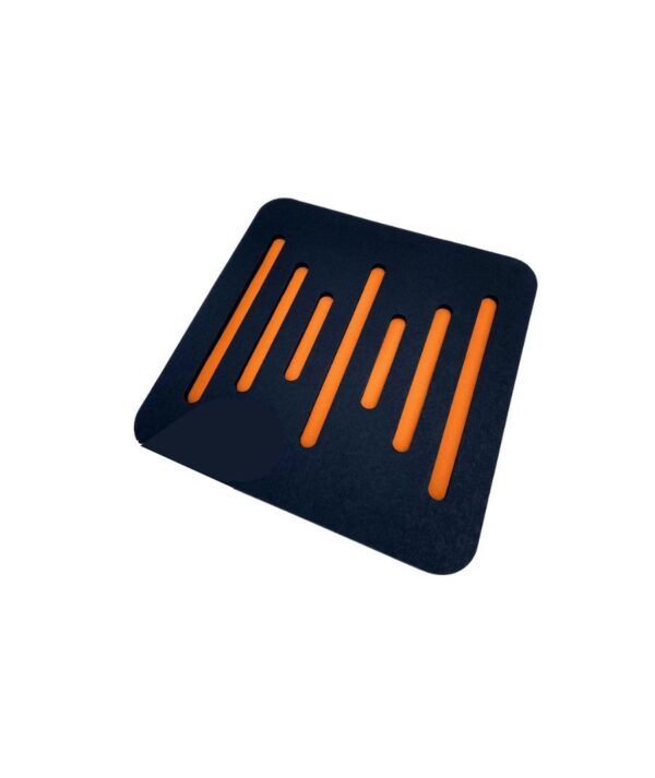 Audiodesigner Ecoplan Sounder Black/Orange Ηχοαπορροφητικά Πάνελ Πολυεστέρα 600x600x40 mm / 1.44 τ.μ. (4 Τεμάχια) - Image 3