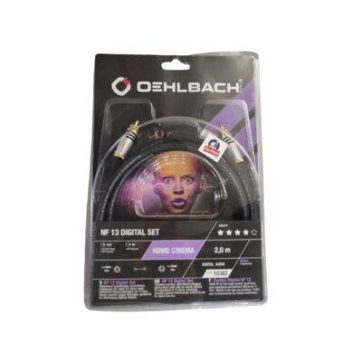 All in point Κολωνου 1 Περιστερι - Oehlbach NF 13 Digital Set Καλώδιο RCA - RCA 2m Black D1C10382