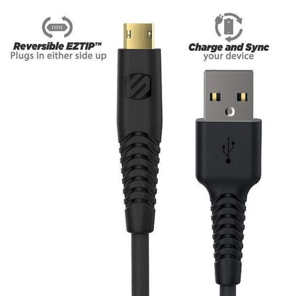 Scosche HDEZ4i Καλώδιο φόρτισης Micro-USB 1.2m - Image 2