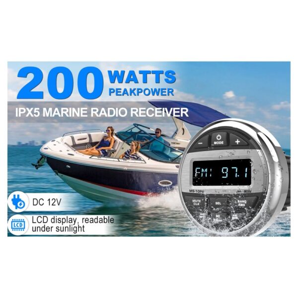 Bizzar Marine Radio Usb / Aux / BT - Image 3