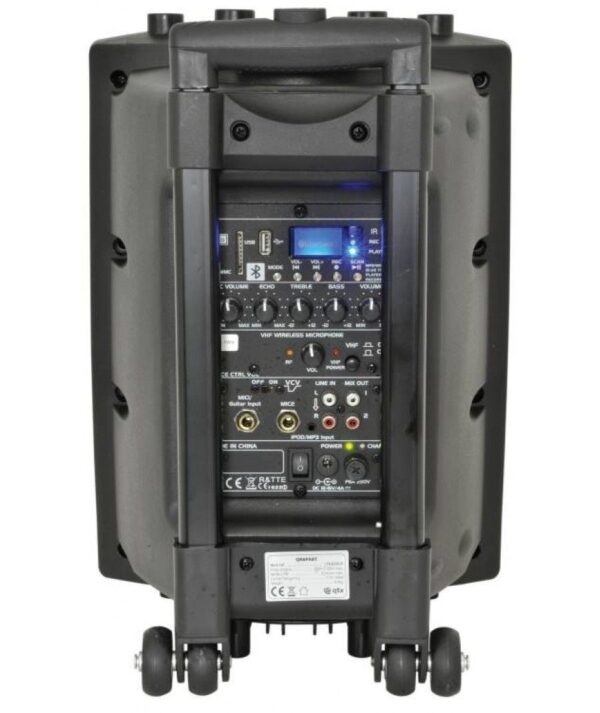 Qtx 178.838UK Φορητό PA 8'' με Bluetooth (Σετ) - Image 3