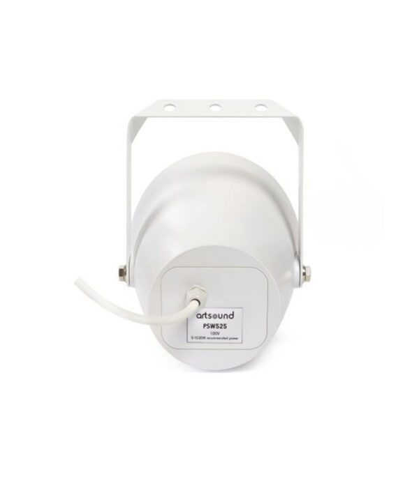 ArtSound PSW525 Αδιάβροχος Προβολέας Ήχου 5.25'' 100V-20W Λευκός (Τεμάχιο) Διαθέσιμο για ακρόαση - Image 3