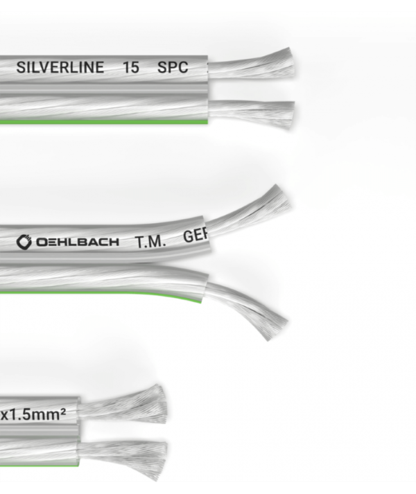 Oehlbach Silverline SP-15 Επαργυρωμένο Καλώδιο Ηχείων 2 x 1.5 mm² 4m (Τεμάχιο) - Image 2