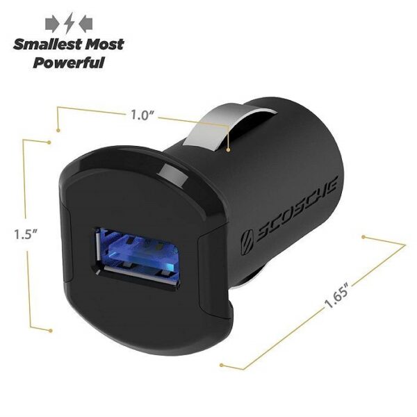 Scosche USBC121M Φορτιστής Αυτοκινήτου USB 12W - Image 3