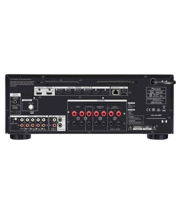 Pioneer VSX-935 Ραδιοενισχυτής Home Cinema 7.2 Καναλιών Network AV Receiver Black (Τεμάχιο) - Image 3
