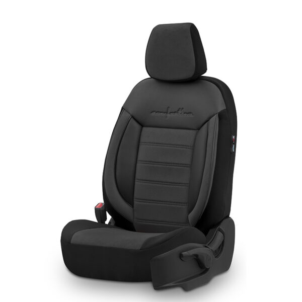 Καλύμματα Αυτοκινήτου Otom Comfortline Design Universal Sued / Rachel / Δερματίνη Σετ Εμπρός / Πίσω 11 Τεμαχίων Μαύρο CMF-209 - Image 2