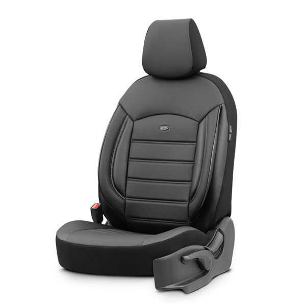 Καλύμματα Αυτοκινήτου Otom Inspire Design Universal Full Δερματίνη Σετ Εμπρός / Πίσω 11 Τεμαχίων Μαύρο INS-3501 - Image 2