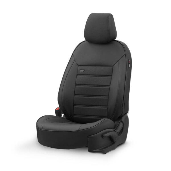Καλύμματα Αυτοκινήτου Otom Premium Design Universal Full Δερματίνη Σετ Εμπρός / Πίσω 11 Τεμαχίων Μαύρο PRM-101 - Image 3