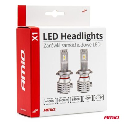ALL IN POINT ΛΑΜΠΕΣ LED H4 10-16V 40W 6.500K 4400lm (ΨΥΚΤΡΑ) X1 AMIO - 2ΤΕΜ. - AIN-175256 LEFKELIS.GR