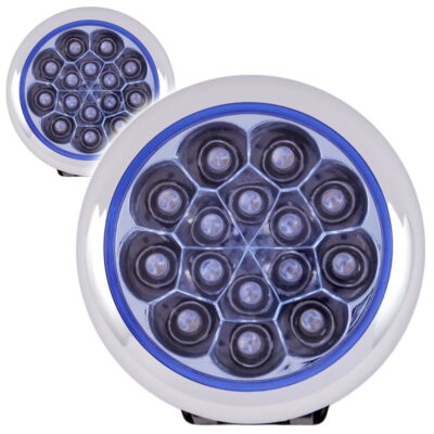 All in point - ΠΡΟΒΟΛΑΚΙΑ 15 LED ΜΠΛΕ ΣΤΡΟΓΓΥΛΑ 12V
