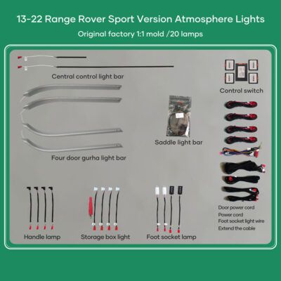 AIN-78016 - Digital iQ - DiQ AMBIENT RANGE ROVER SPORT (SM) mod. 2013-2021