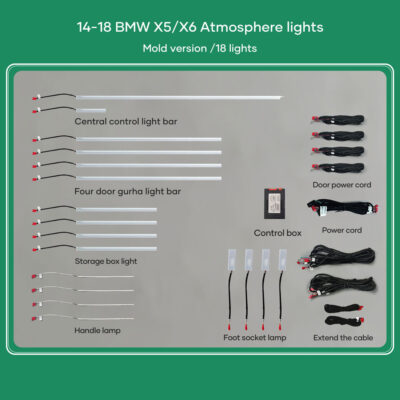 AIN-77546 - Digital iQ - DIQ AMBIENT BMW X5 (F15) (Digital iQ Ambient Light BMW X5 (F15) / X6 (F16) mod. 2014-2018