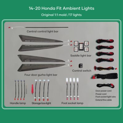 AIN-77698 - Digital iQ - Digital iQ Ambient Light Honda Jazz mod. 2014-2020