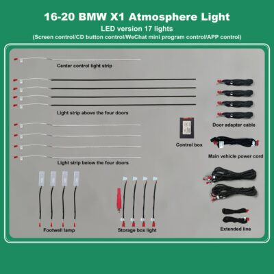 AIN-79042 - Digital iQ - DIQ AMBIENT BMW X1 (F48) (Digital iQ Ambient Light BMW X1 F48 mod. 2016-2020