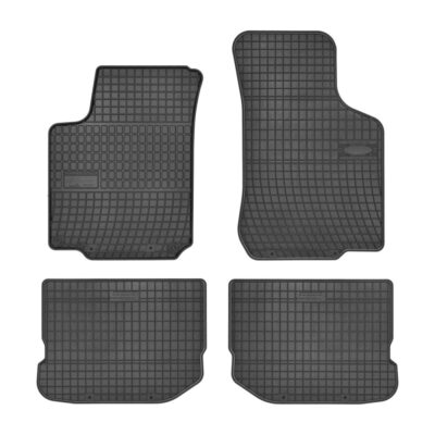 ALL IN POINT Πατάκια Αυτοκινήτου Λαστιχένια Octavia 1997-2010-Seat Leon 1999-2005-Toledo 1999-2004 - VW GOLF 4 - Bora 1997-2005 4τμχ Frogum - Frogum