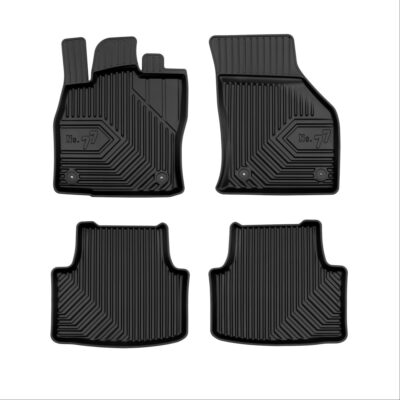 ALL IN POINT Πατάκια Αυτοκινήτου No77 Σκαφάκια για Skoda Octavia A7 2013-2019 Octavia A8 2020-> 4τμχ Frogum - Frogum