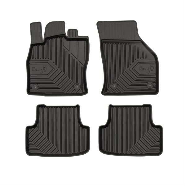 ALL IN POINT Πατάκια Αυτοκινήτου No77 Σκαφάκια για Seat Leon 2012-2020 VW Golf 7 2012-2019 VW T-Roc 2017-> 4τμχ Frogum - Frogum