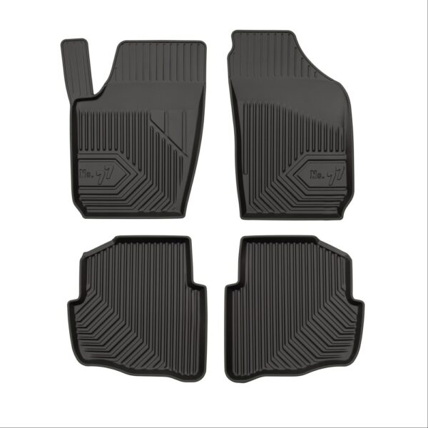 ALL IN POINT Πατάκια Αυτοκινήτου No77 Σκαφάκια για Skoda Fabia 1999-2007 4τμχ Frogum - Frogum