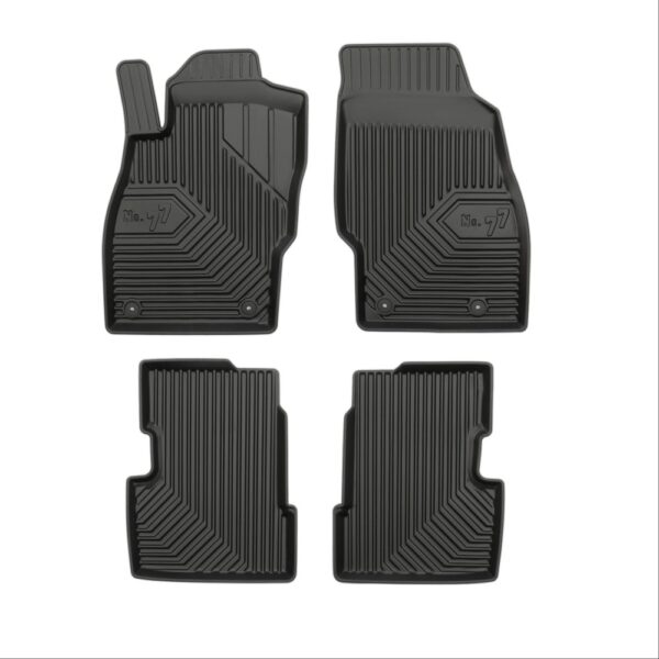 ALL IN POINT Πατάκια Αυτοκινήτου No77 Σκαφάκια για Opel Corsa D-E 2006-2019 4τμχ Frogum - Frogum
