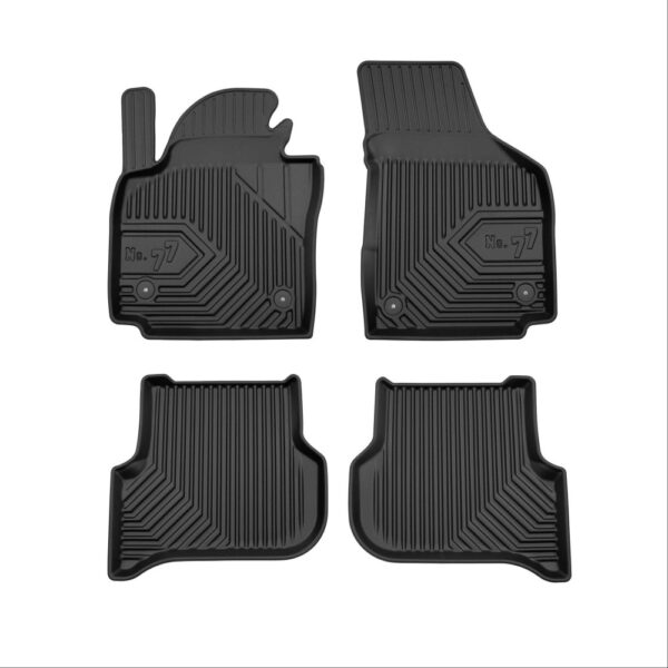 ALL IN POINT Πατάκια Αυτοκινήτου No77 Σκαφάκια για Seat Altea 2004-2015 VW Golf Plus 2005-2014 4τμχ Frogum - Frogum