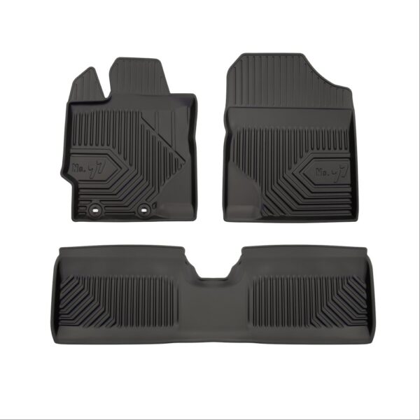 ALL IN POINT Πατάκια Αυτοκινήτου No77 Σκαφάκια για Toyota Yaris (Όχι Hybrid) 2011-2020 3τμχ Frogum - Frogum
