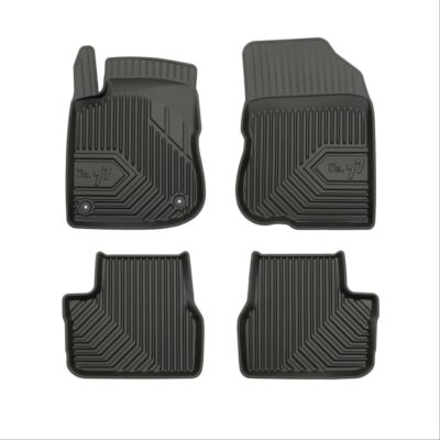 ALL IN POINT Πατάκια Αυτοκινήτου No77 Σκαφάκια για Peugeot 2008 2013-2019 Peugeot 208 2012-2019 4τμχ Frogum - Frogum