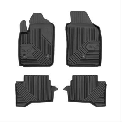 ALL IN POINT Πατάκια Αυτοκινήτου No77 Σκαφάκια για Fiat 500e 2015-2020 4τμχ Frogum - Frogum