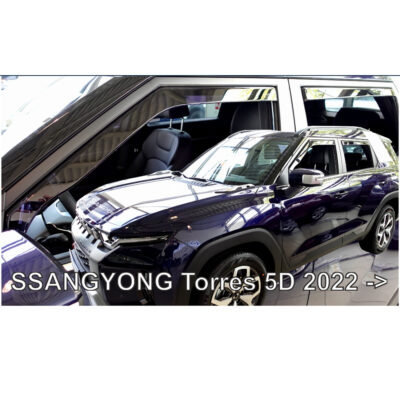 ALL IN POINT ΑΝΕΜΟΘΡΑΥΣΤΕΣ ΓΙΑ SSANGYONG TORRES 5D 2022+ ΣΕΤ ΑΥΤΟΚΙΝΗΤΟΥ ΑΠΟ ΕΥΚΑΜΠΤΟ ΦΙΜΕ ΠΛΑΣΤΙΚΟ HEKO - 4 ΤΕΜ. - AIN-179512 iluma.GR