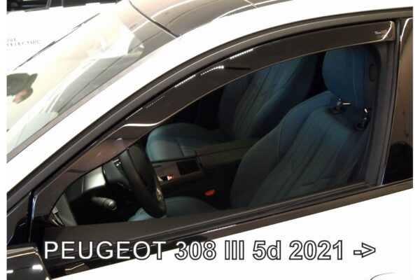 ALL IN POINT ΑΝΕΜΟΘΡΑΥΣΤΕΣ ΓΙΑ PEUGEOT 308 5D 2021+ / OPEL ASTRA L 5D 2021+ ΖΕΥΓΑΡΙ ΑΠΟ ΕΥΚΑΜΠΤΟ ΦΙΜΕ ΠΛΑΣΤΙΚΟ HEKO - 2 ΤΕΜ. - AIN-170808 iluma.GR