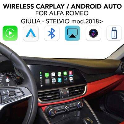 AIN-144496 - Digital iQ - DIGITAL IQ AR 203 CPAA - INTERFACE CARPLAY / ANDROID AUTO BOX for ALFA ROMEO GIULIA - STELVIO mod. 2018> - ALL IN POINT - LEFKELIS.GR